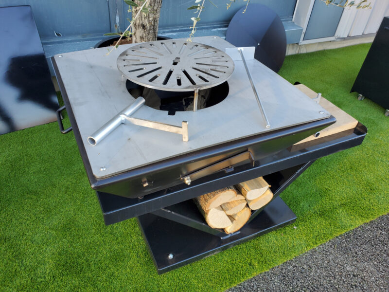 BRASERO meuble en V